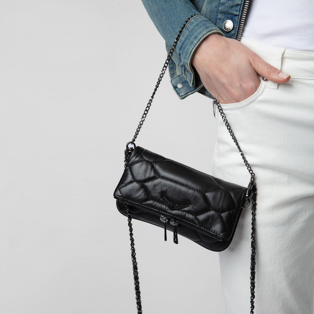 Rock Mini Quilted Clutch