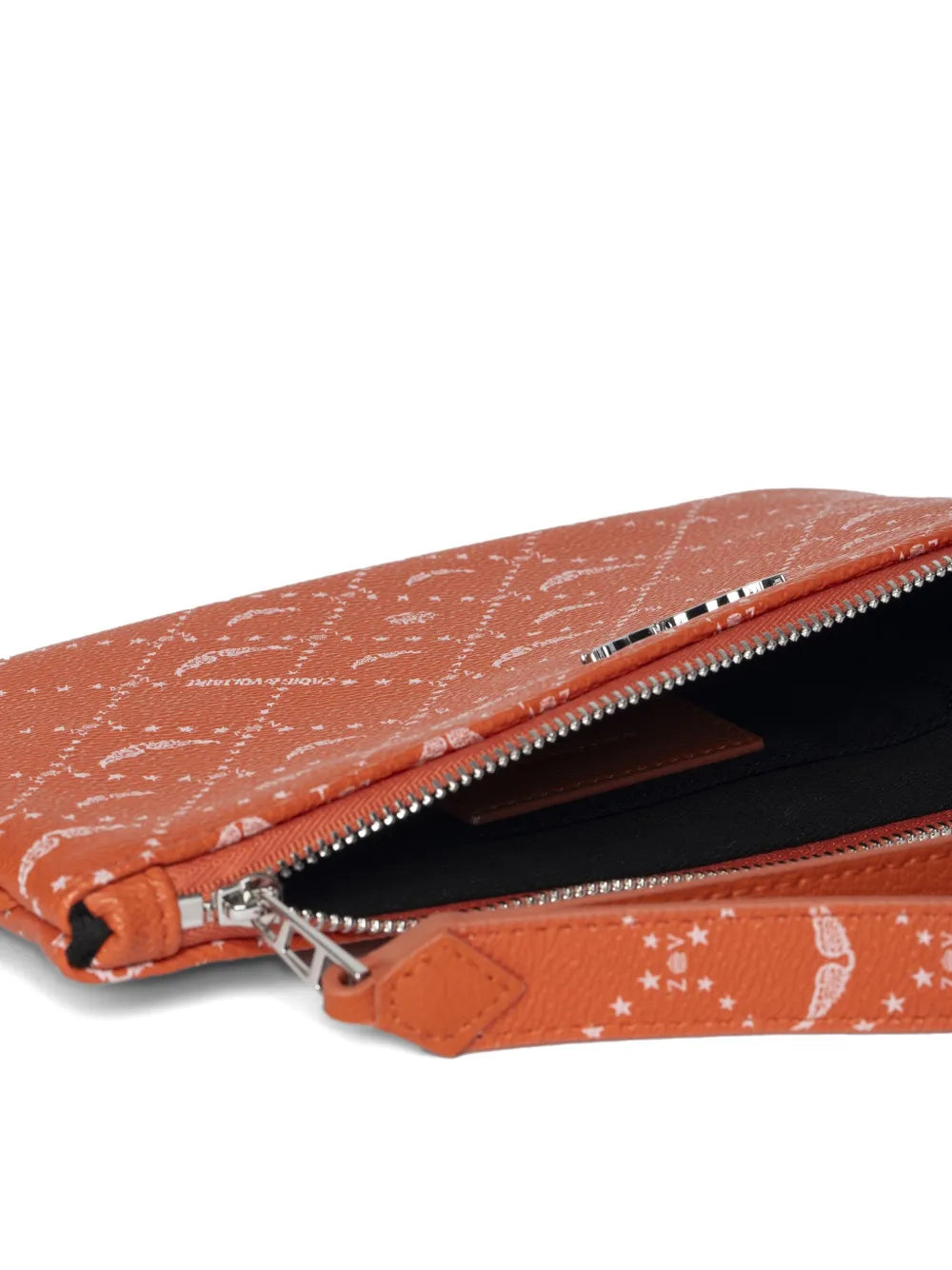 Z Pouch Orange Clutch