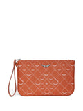Z Pouch Orange Clutch