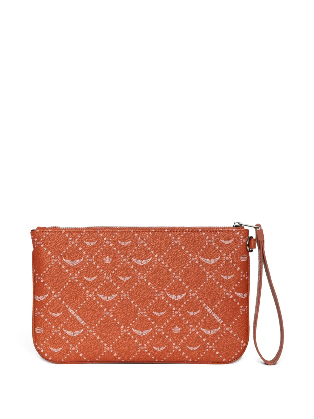 Z Pouch Orange Clutch