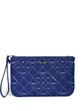 Z Pouch Blue Clutch