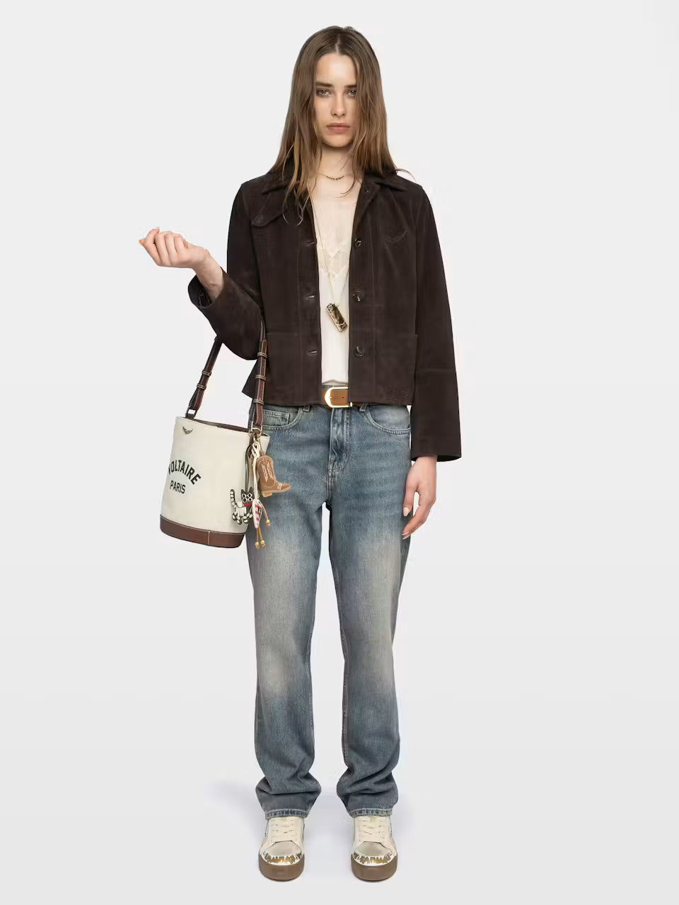 Lessa Suede Leather Jacket